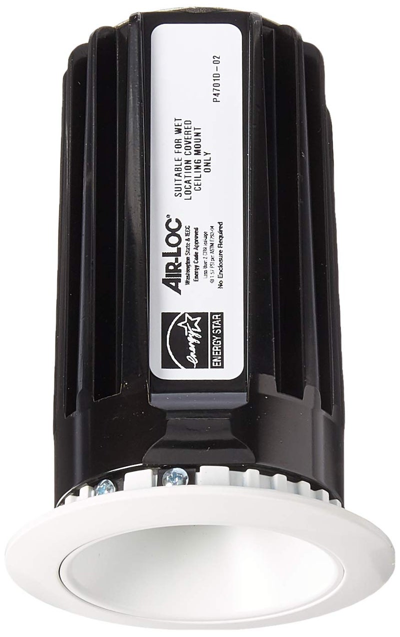 Juno Lighting 2LEDTRIM G2 DC 30K 90CRI FL WWH LED Gen 2 Downlights, 3000K, 600 lumens, 2 inch, White